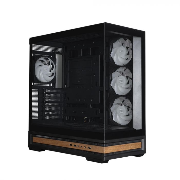 Корпус Zalman P40 Namu без БЖ, 2xUSB3.0, 1x Type C, 3x120мм ARGB Reverse,  1x120мм ARGB, VGA 420мм, LCS ready, TG Side/Front Panel, ATX, чорний