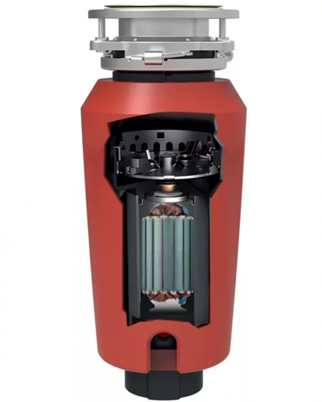 Комплект - мийка SRX 210-50 TL нерж. сталь поліров., 127.0703.299 і подрібнювач харч. відходів SLIM 50, 134.0715.098, вкл. Сифон