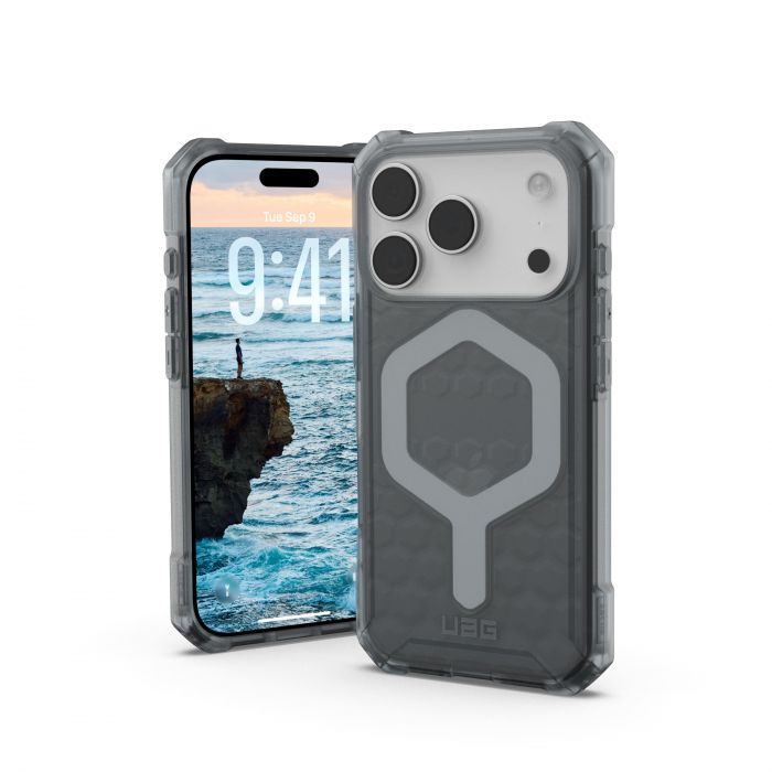 Чохол UAG для iPhone 17 Pro, Essential Armor MagSafe, Ash