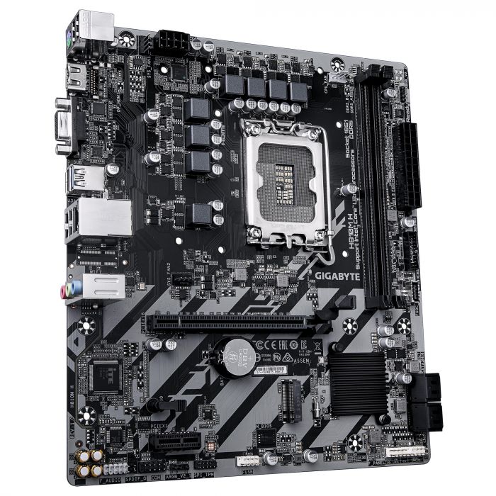 Материнская плата GIGABYTE H810M H s1851 H810 2xDDR5 M.2 HDMI D-Sub mATX