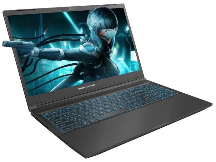 Ноутбук Dream Machines RG4050-15 15.6FHD IPS, Intel i7-13620H, 32GB, F1TB, NVD4050-6, DOS, чорний