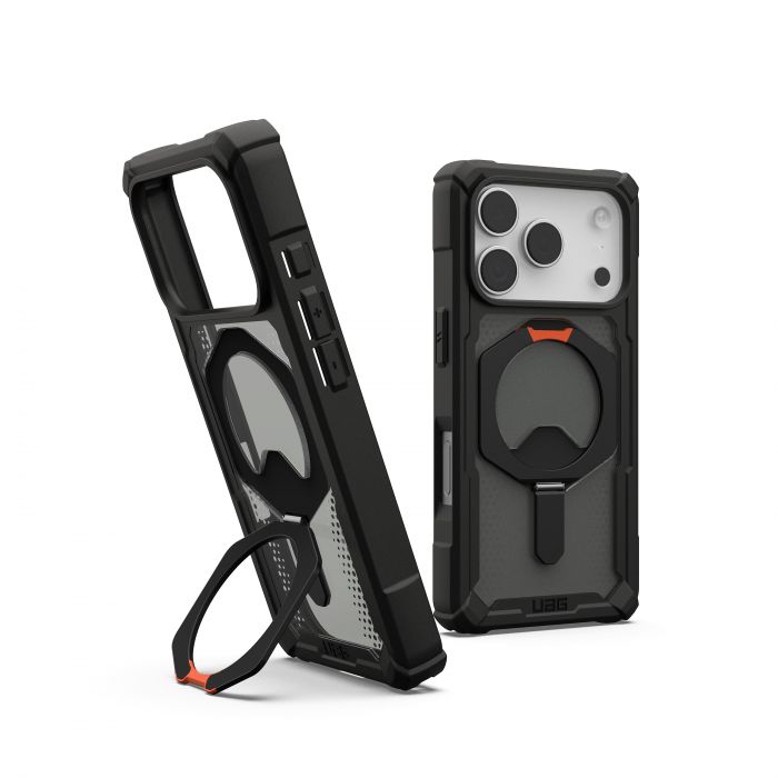 Чохол UAG для iPhone 17 Pro, Plasma XTE MagSafe, Black/Pop Orange