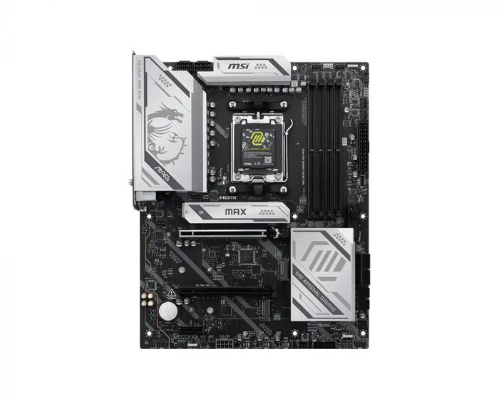 Материнcька плата MSI MAG X870E GAMING MAX WIFI sAM5 X870E 4xDDR5 M.2 HDMI Wi-Fi BT ATX