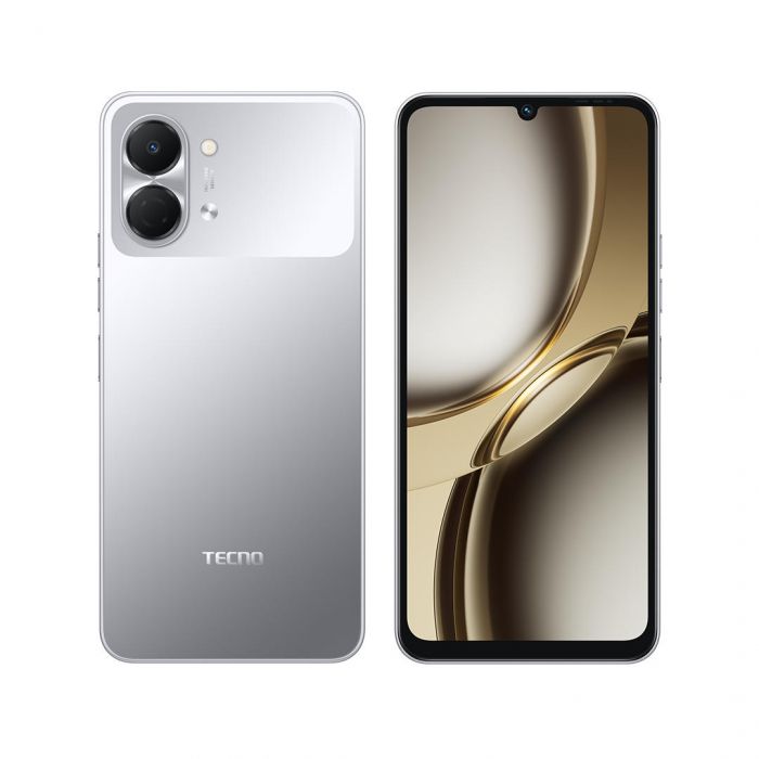 Смартфон TECNO Spark Go 3 (KN3) 6.75" 4/64ГБ, 2SIM, 5000мА•год, Titanium Grey