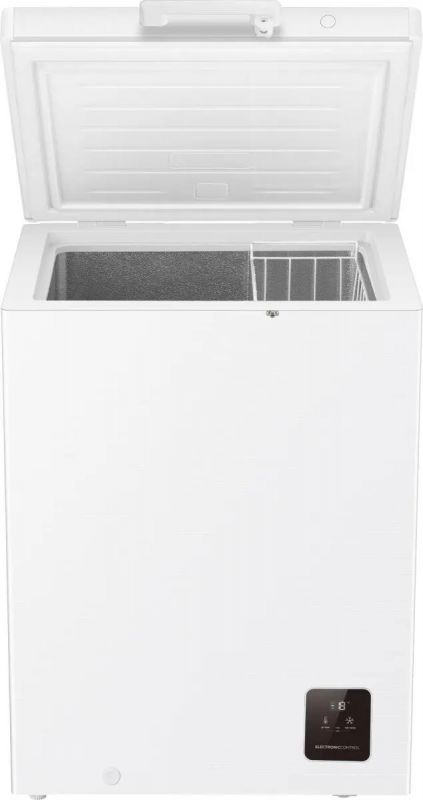 Морозильна скриня Gorenje, 141л, А+, ST, інверторн, Дисплей, білий