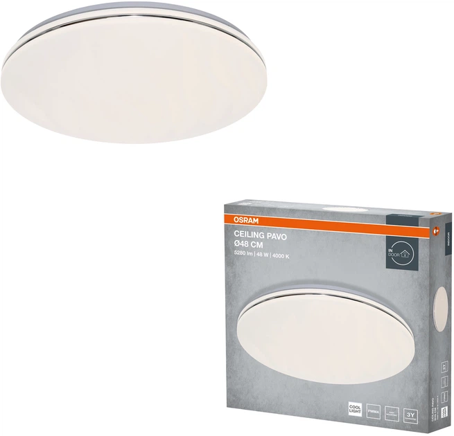 Світильник накладний OSRAM CEILING PAVO 480мм   Round 48Вт 4000K