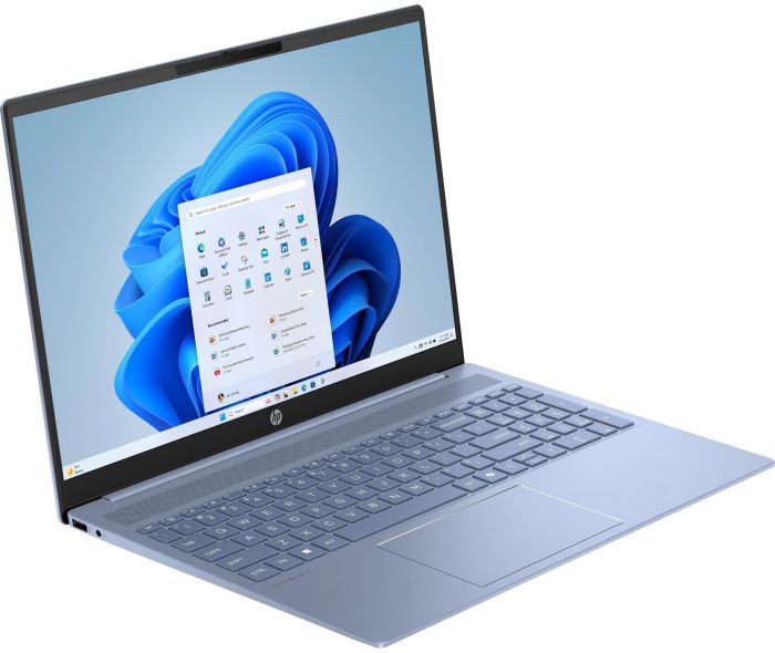 Ноутбук HP OmniBook 5 16-af1016ua 16" 2K IPS AG, Intel U7-255U, 16GB, F1024GB, UMA, DOS, блакитний