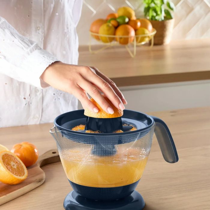 Соковитискач Tefal Morning Blue цитрус-прес 25Вт, чаша-0.8л, пластик, синій