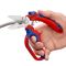 Ножиці для кабелів KNIPEX з подвійним гніздом 6мм хромовані 180мм
