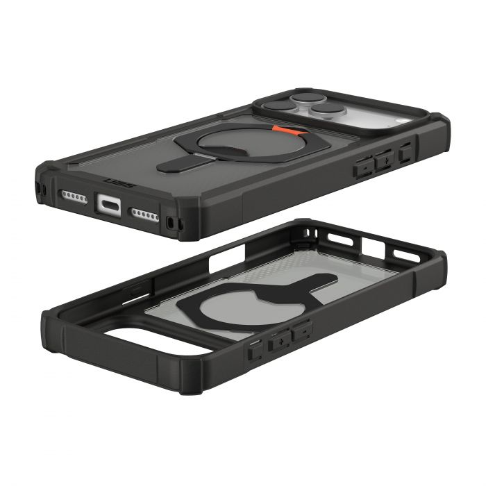 Чохол UAG для iPhone 17 Pro Max, Plasma XTE MagSafe, Black/Pop Orange