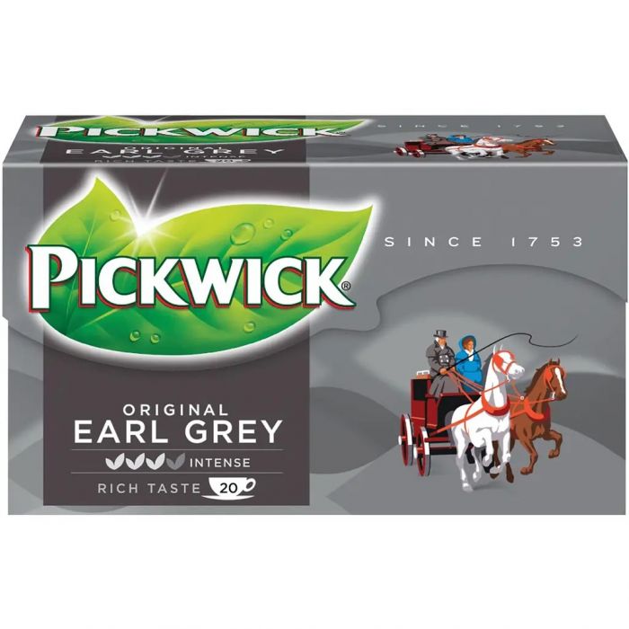 Чай Pickwick чорний , 40г, Earl Grey Pickwick BwA, в пакетиках, з бергамотом
