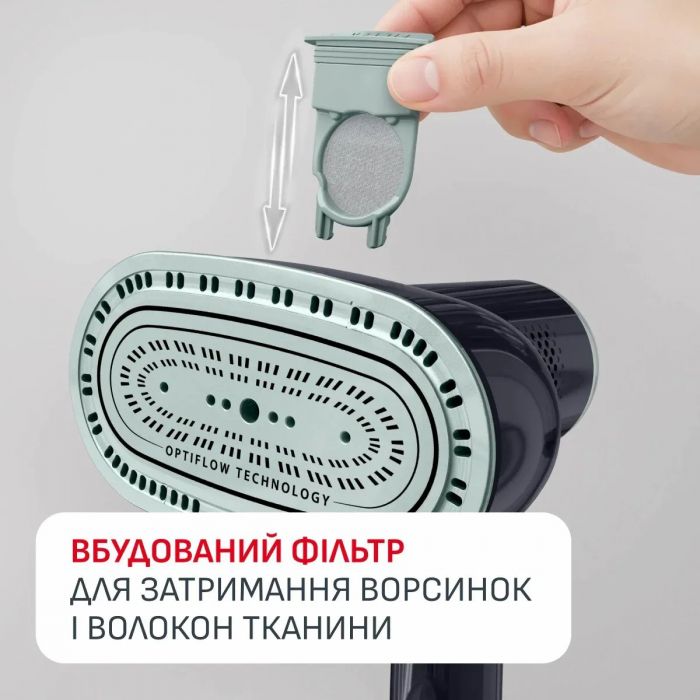 Відпарювач Tefal компактний AeroSteam S, 1420Вт, 150мл, постійна пара - 20гр, чорний