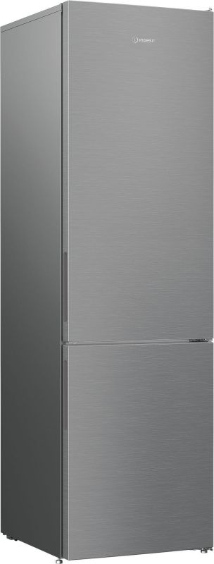 Холодильник Indesit з нижн. мороз., 202.5x60х67, холод.відд.-253л, мороз.відд.-109л, 2дв., А++, NF, сріблястий