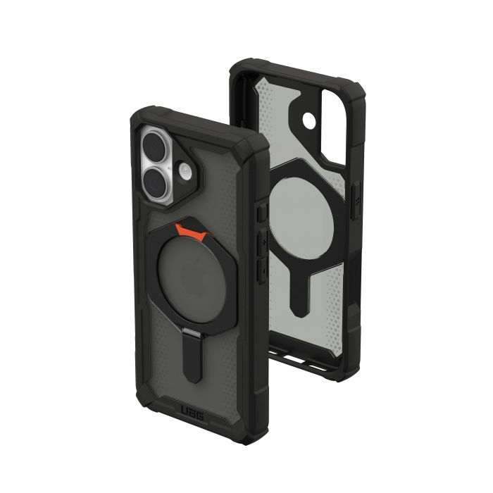 Чохол UAG для iPhone 17, Plasma XTE MagSafe, Black/Pop Orange