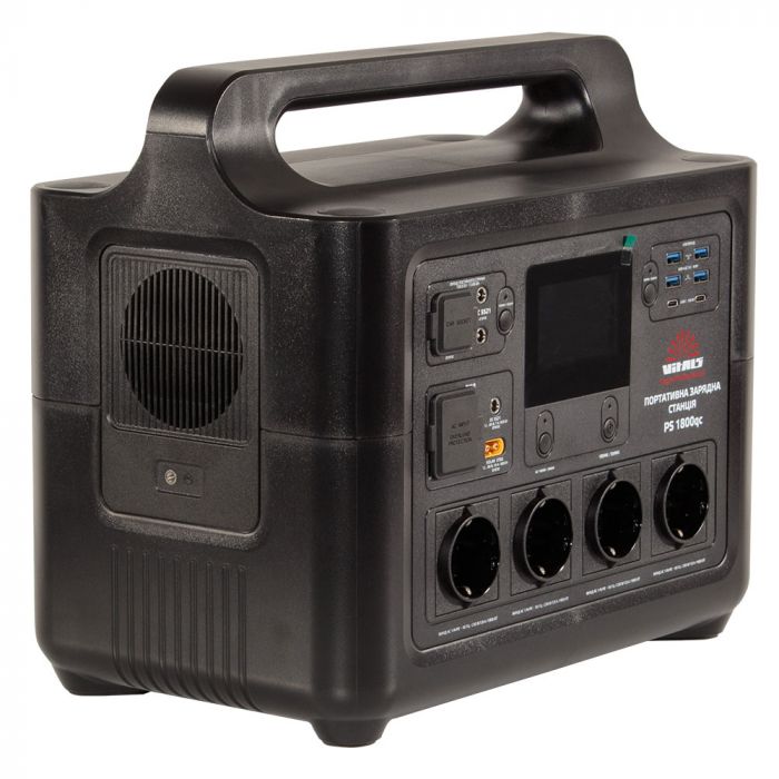 Портативна електростанція Vitals Professional PS 1800qc 2100Вт, 1536Вт/год, LifePo4, 16.4кг