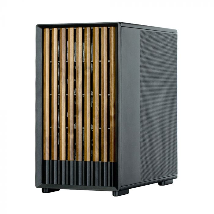 Корпус Zalman P10 Namu без БЖ, 1xUSB3.0, 1xUSBType-C, 2x120мм, 1x120мм ARGB, VGA 340мм, LCS ready, TG Side Panel, mATX, чорний