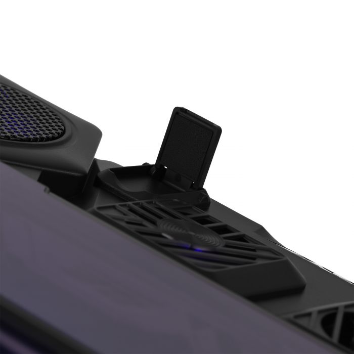 Підставка для ноутбука 2E GAMING CPG-012, до 17.3", 1xUSB-C, LCD/semiconductor cooling pad, RGB, чорний