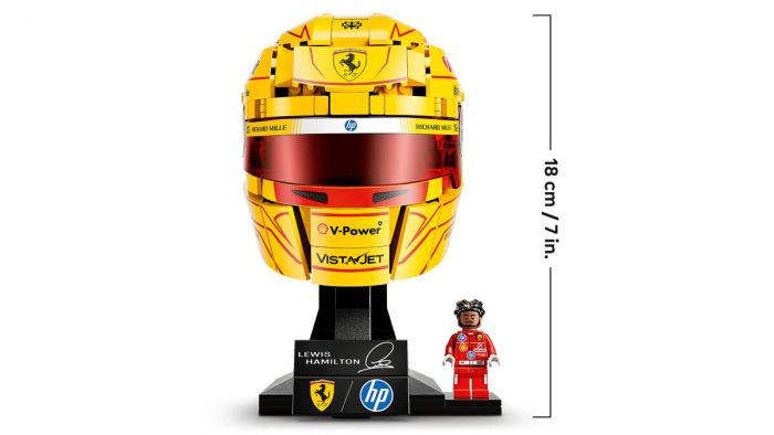 Конструктор LEGO Editions Formula 1 Шолом Льюїса Гамільтона з команди Scuderia Ferrari HP