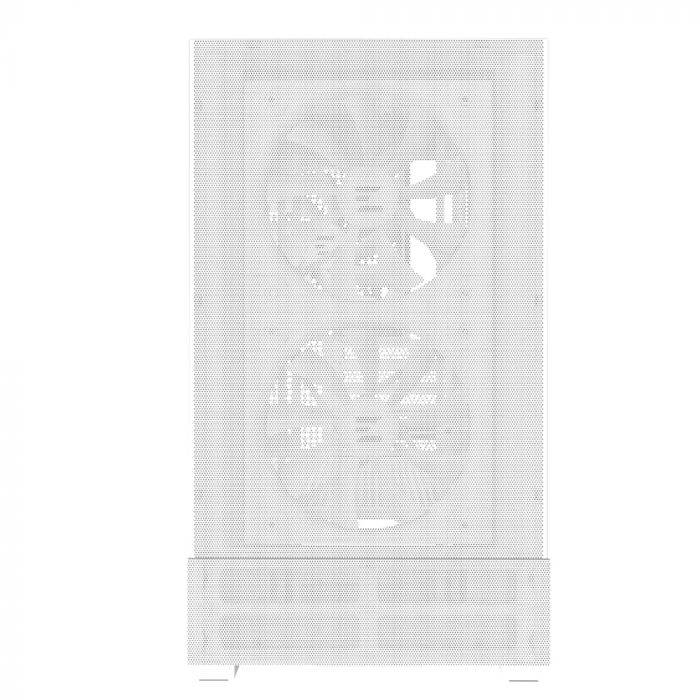 Корпус Zalman P30 Air без БЖ, 1xUSB3.0, 1xUSBType-C, 3x140мм ARGB, VGA 392мм, LCS ready, TG Side Panel, mATX, білий