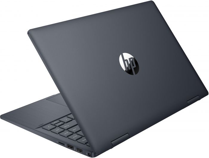 Ноутбук HP Pavilion x360 14-ek2006ua 14" FHD IPS Touch, Intel 3-100U, 8GB, F512GB, UMA, DOS, синій