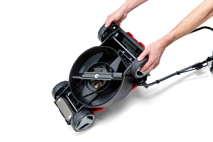 Газонокосарка електрична Einhell GC-EM 1000/32, 1000 Вт, 32 см, 20-70 мм, бак 30 л, до 300 м2, 7.91 кг