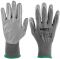 Рукавички робочі Neo Tools поліестер з поліуретановим покриттям, р.8, сірий 12шт