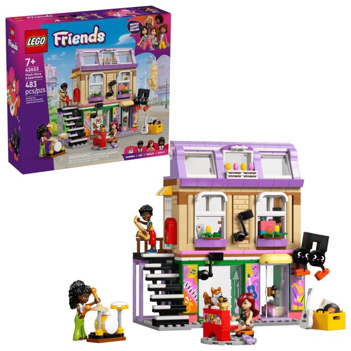 Конструктор LEGO Friends Музична крамниця і квартира