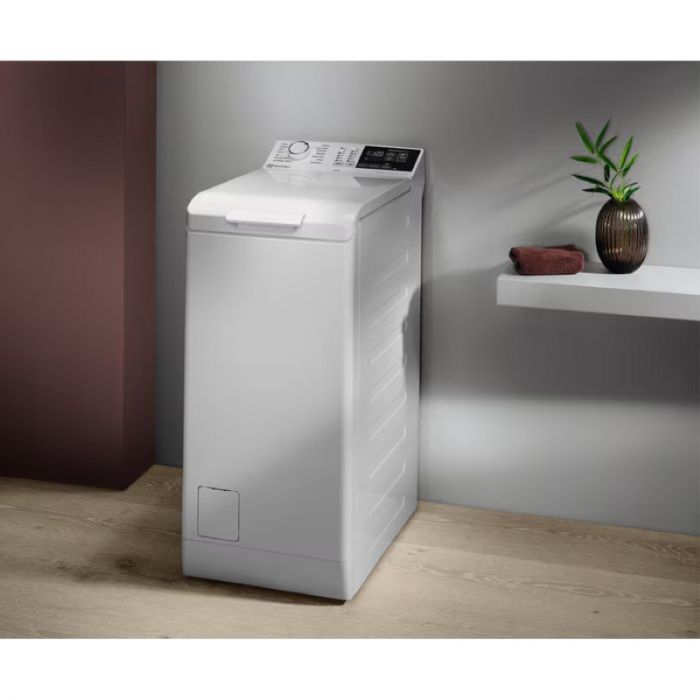 Пральна машина Electrolux вертикальна, 7кг, 1200, A, 60см, дисплей, інвертор, білий
