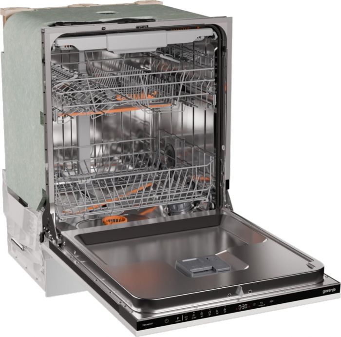 Посудомийна машина Gorenje вбудовувана, 16компл., A+++, 60см, AquaStop, автоматичне відчинення, сенсорн.упр, 3и кошики, білий