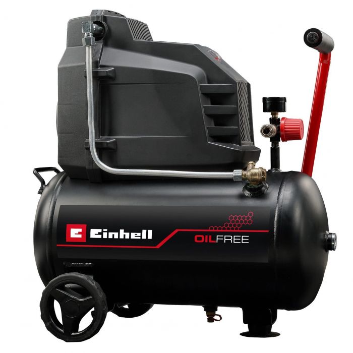 Компресор повітряний Einhell TC-AC 190/24/8 I OF, безолійний, 21500Вт, 25л, 190л/хв, 8бар, 20.78кг