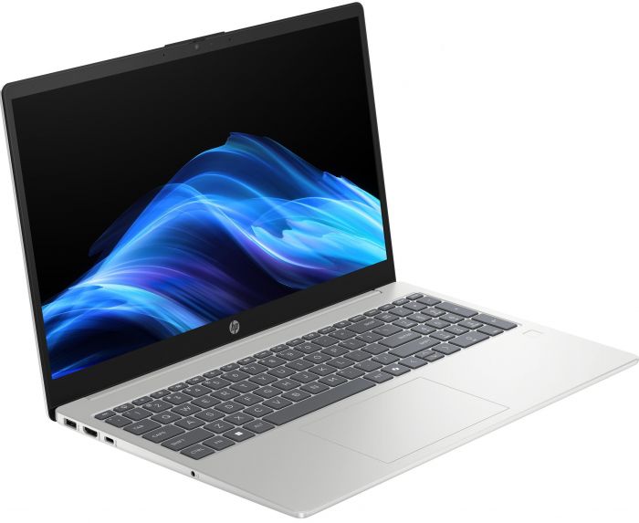 Ноутбук HP 15-fd1005ua 15.6" FHD IPS AG, Intel 7-150U, 16GB, F512GB, UMA, DOS, сріблястий