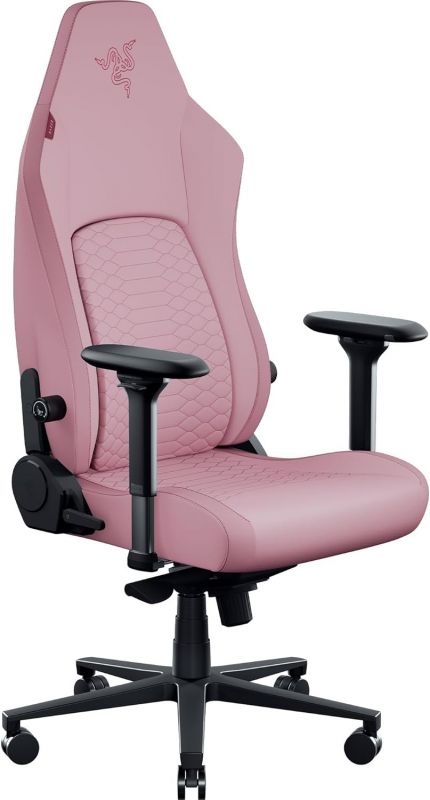 Крісло Razer Iskur V2 NewGen, EPU шкіра з CoolTouch™, 4D-Armrests, quartz