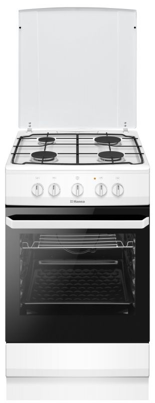 Плита Hansa газова, 70л, 50x60см, газ-контроль, білий