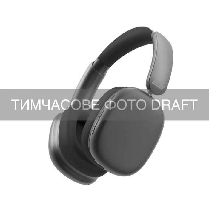 Навушники Over-ear 2E SVOЇ Plus, BT 5.4, IPX4, SBC, AAC, ANC, Mic, Чорний