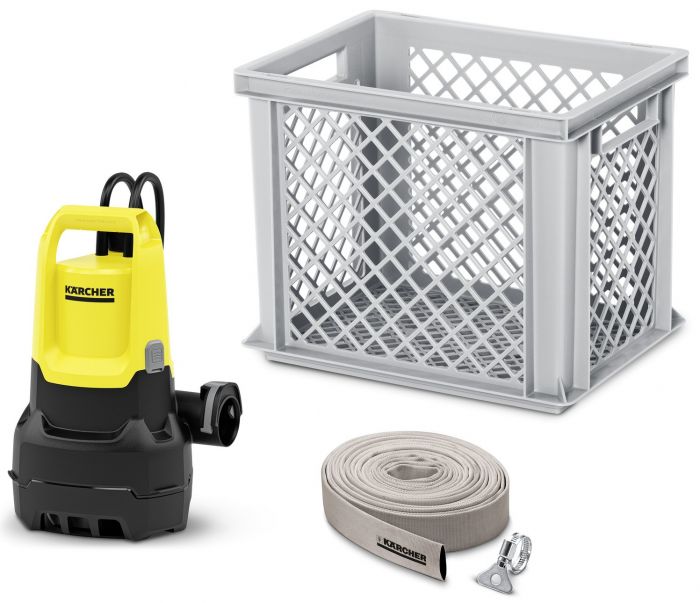 Насос дренажний KarcherSP 16.000 Flood Box 550Вт 16Куб·год висота 8м глибина 7м 4.85кг