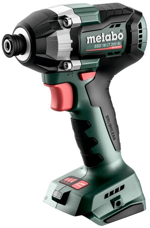 Гвинтоверт ударний акумуляторний Metabo SSD 18 LTX 200 BL 18В 200Нм 3050уд/хв 1.17кг без АКБ та ЗП