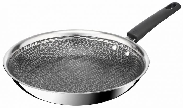 Сковорода Tefal Emotion+ Power, 24см, нержавіюча сталь, серцевина-алюміній, хромована сталь, бакеліт