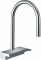 Змішувач для кухні Hansgrohe Aquno Select M81, довж.виливу - 220мм, поворотний, витяжний, 1 важіль, хром