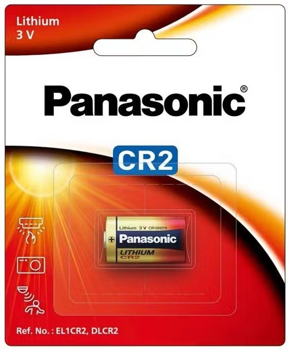 Батарейка Panasonic літієва CR2 блістер, 1 шт.