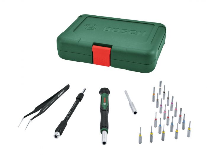 Викрутка прецизійна Bosch SL,TX,TH,HEX сталь S2, набір 24шт