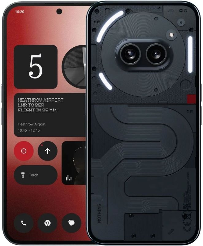 Смартфон Nothing Phone (2a) 6.7" 8/128ГБ, 2SIM, 5000мА•год, чорний
