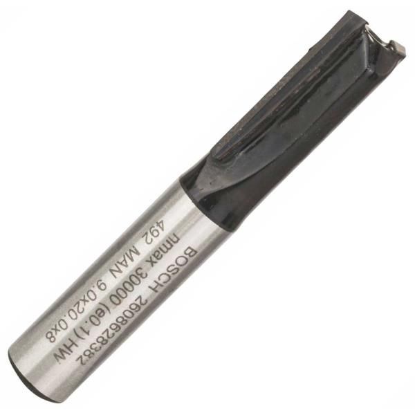 Фреза пазова Bosch Professional з двома лезами Std S8 D9 L20