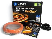 Кабель нагрівальний Navin HaloClear 18/420 двожильний для систем опалення 2.8м кв, 23.3м 420Вт 230В