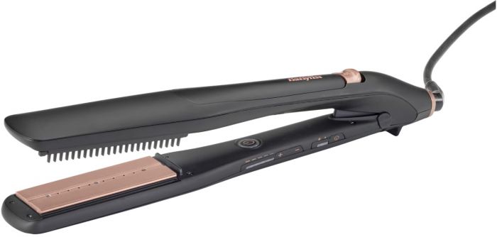 Випрямляч Babyliss Steam Lux Styler, 56Вт, темп.режимов-5, 170-210 °C, термо килимок, кераміка, чорний