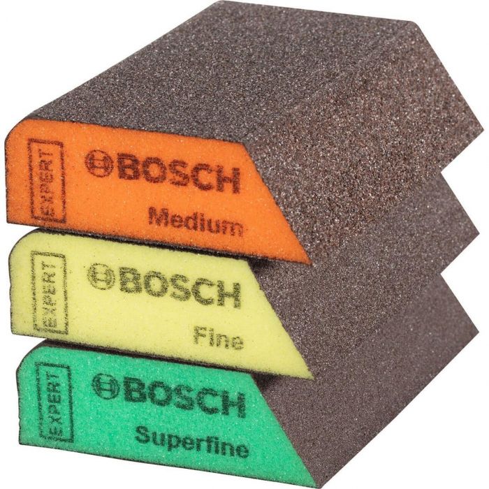 Губки шліфувальні Bosch Professional EXPERT S470 Combi 69х97х26мм M F SF 3шт