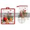 Набір прихваток для кухні ARDESTO Christmas Cookies 18х20см, 18х30см, 100% поліестер (верх), 100% бавовна (низ), сірий
