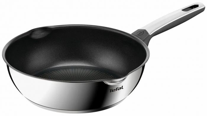 Мультисковорода Tefal Emotion+, 26см, нержавіюча сталь, бакеліт, чорний