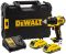 Дриль-шурупокрут DeWalt XR Li-Ion 18В акб 2х2А·год 65Нм 450-1650об/хв патрон 13мм кейс додаткова рукоятка 1.1кг