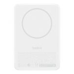 Акумулятор портативний літій-іонний Power Bank Belkin 10000мА·год, 30Вт PD/Qi2 15Вт, Magnetic Kickstand, білий