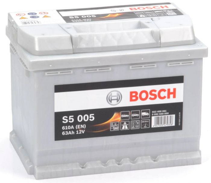 Акумулятор Bosch S4 12В 63А·год 610А R+ (0 092 S50 050)